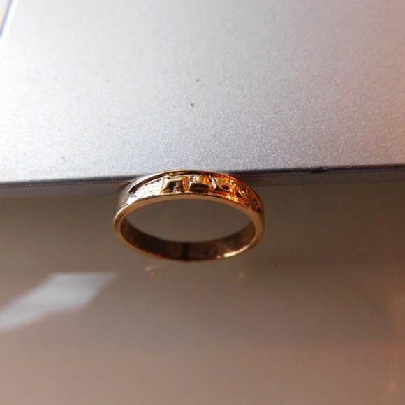 Gold baby ring 10k Size 2 1/2 - Picture 1 of 5